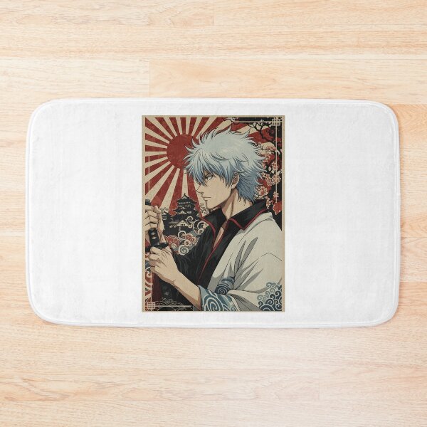 Item preview, Gintoki Vintage Japanese Poster designed and sold by MadShroomPrints.