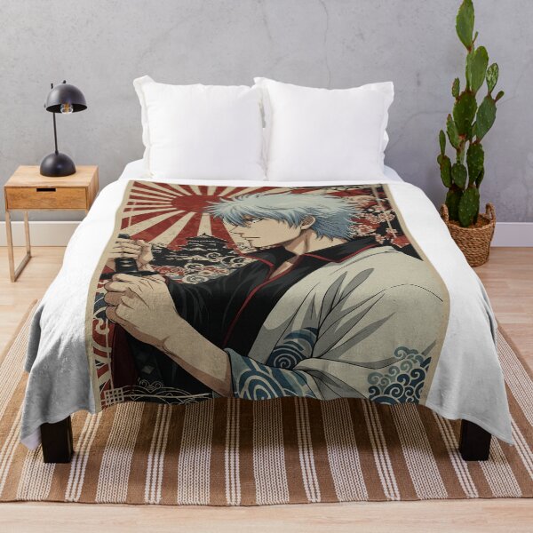 Item preview, Gintoki Vintage Japanese Poster designed and sold by MadShroomPrints.