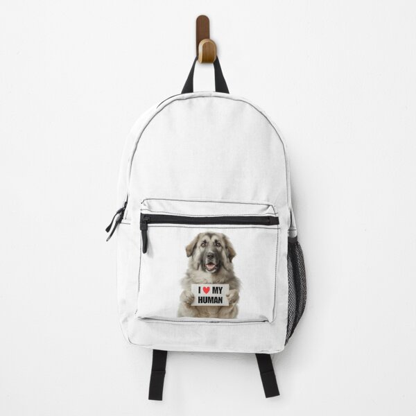 Item preview, Cute Anatolian Shepherd dog with Signboard I love my Human designed and sold by LazyOwlStore.