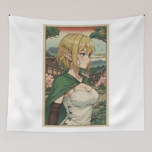 Item preview, Ryuu Lion Vintage Japanese Poster designed and sold by MadShroomPrints.