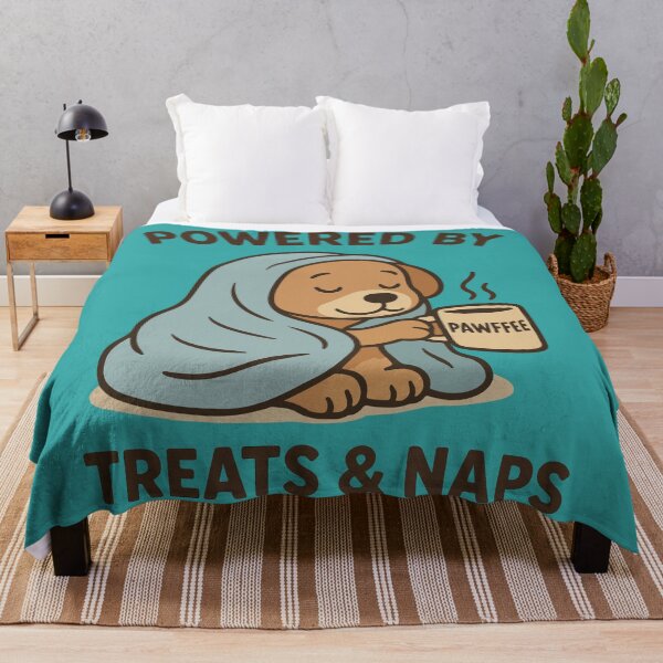 Item preview,  Powered by Coffee, Treats and Naps | Silly Paws Studio designed and sold by SillyPawsStudio.