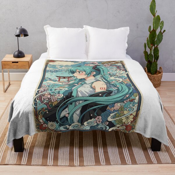 Item preview, Hatsune Miku Vintage Japanese Poster designed and sold by MadShroomPrints.