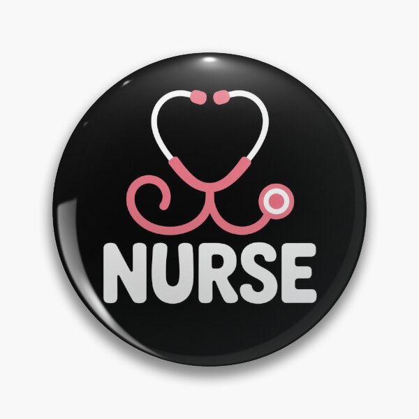 Item preview, NURSE Love Heart Stethoscope Kawaii Style designed and sold by flagylART.