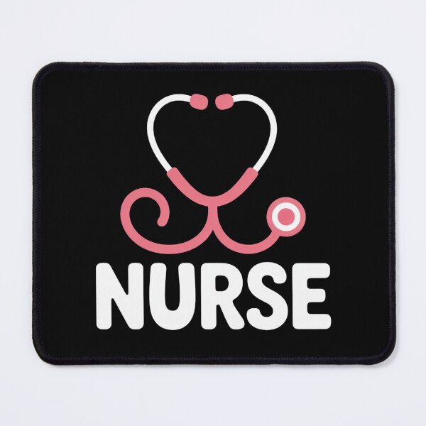 Item preview, NURSE Love Heart Stethoscope Kawaii Style designed and sold by flagylART.