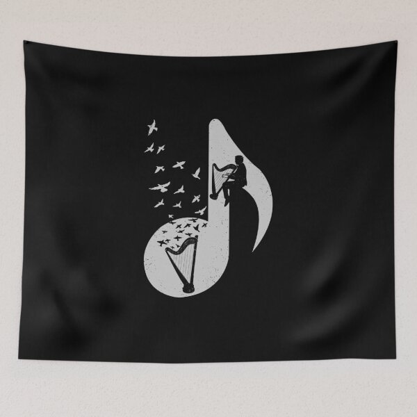 Item preview, Musical Note - Harp designed and sold by barmalisiRTB.