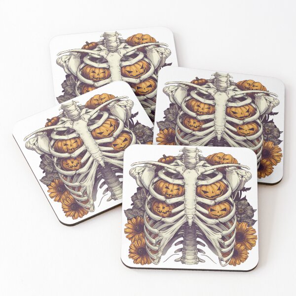 Item preview, Sunflower Pumpkin Ribcage designed and sold by Charlietule.