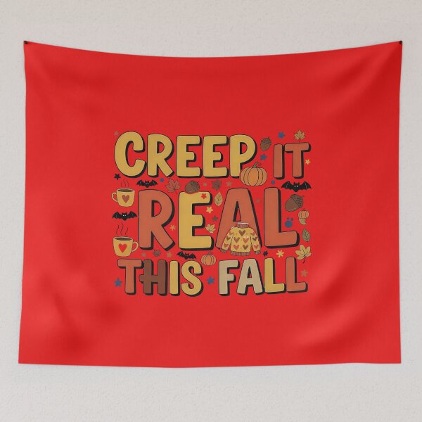 Item preview, Funny Design, "Creep It Real This Fall" Holidays Thanksgiving Halloween designed and sold by StyleGuru.