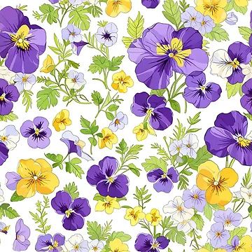 Artwork thumbnail, Spring Pansy by CoolPixels