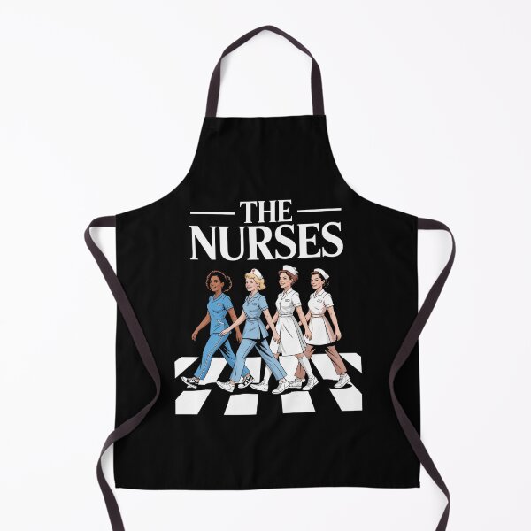 Artikelvorschau, Die Nurses Crossing Abbey Road Parodie entworfen und verkauft von flagylART.