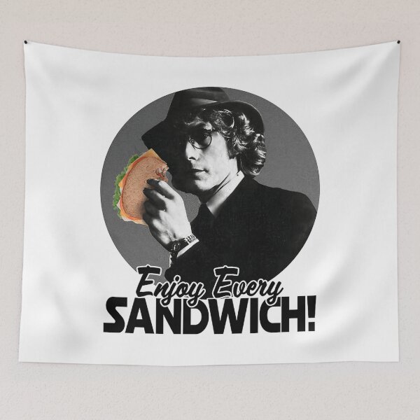 Item preview, Enjoy Every Sandwich Poster Rock Music designed and sold by StephanieWhite6.