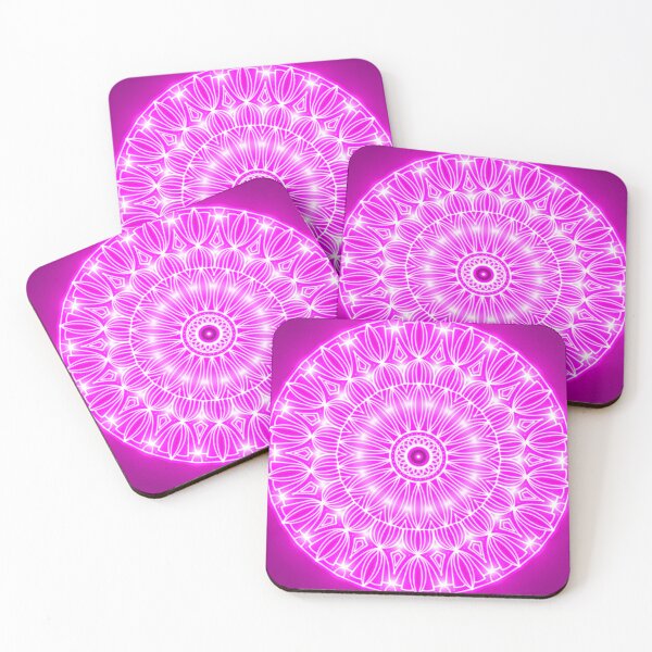 Item preview, Diwali indian pink Mandala Art Intricate Pattern Spiritual Abstract Decorative Design designed and sold by DivineMandala.
