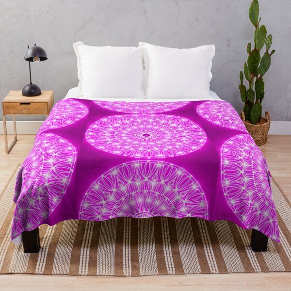 Item preview, Diwali indian pink Mandala Art Intricate Pattern Spiritual Abstract Decorative Design designed and sold by DivineMandala.