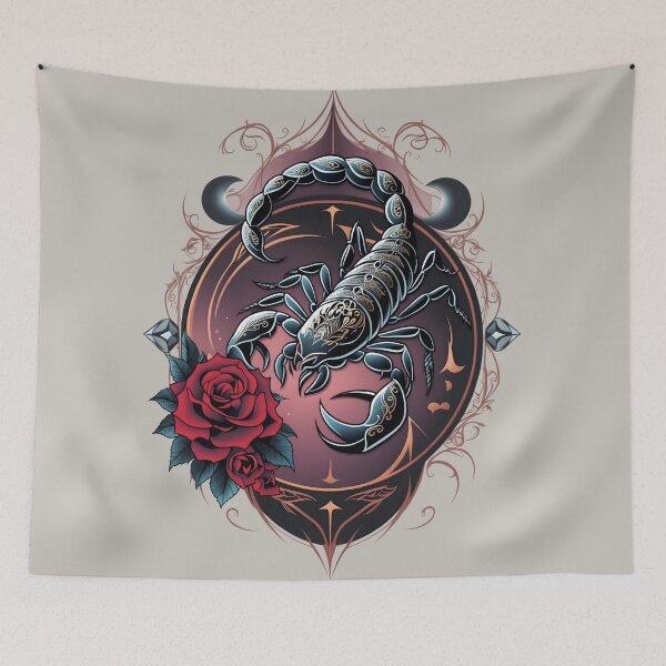 Item preview, Neo-Traditional Scorpio – Zodiac Scorpion Artwork designed and sold by LaLi-Designs.