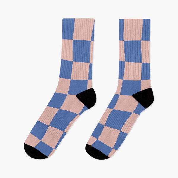 Item preview, Bubble Trouble Checks – Pink & Blue designed and sold by StelinaBik.