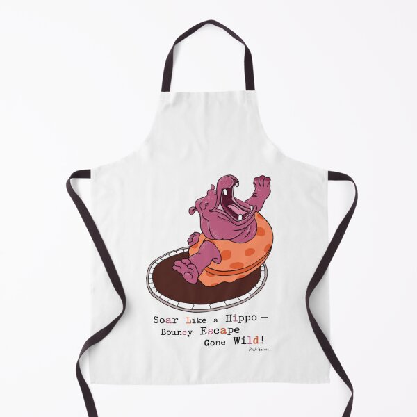 Item preview, Joyful Hippo Girl’s Hilarious Skyward Flop designed and sold by Pink Writer.