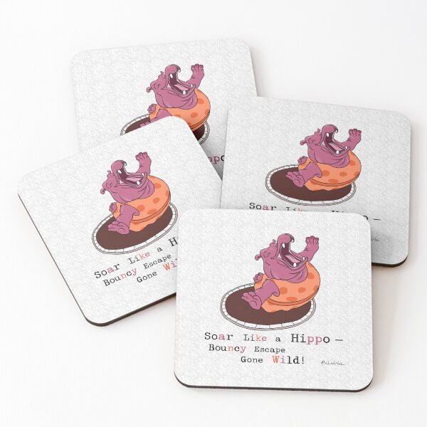 Item preview, Joyful Hippo Girl’s Hilarious Skyward Flop designed and sold by Pink Writer.