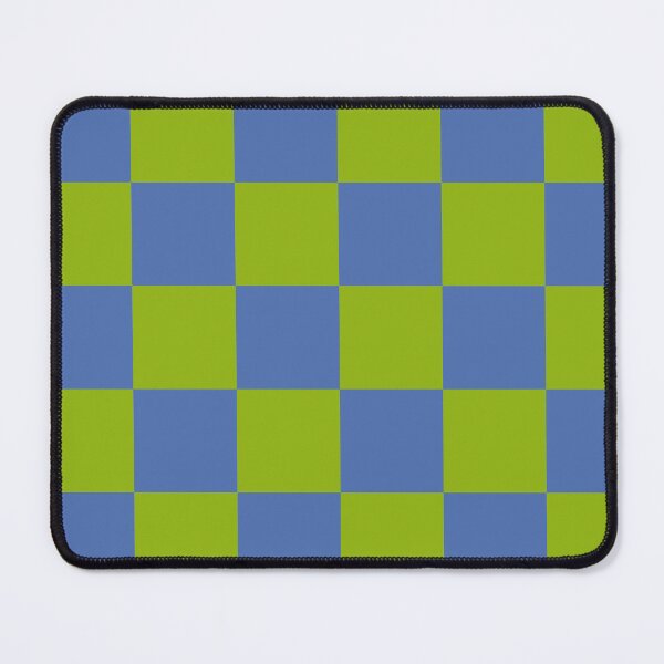 Item preview, Bubble Trouble Checks – Green & Blue designed and sold by StelinaBik.