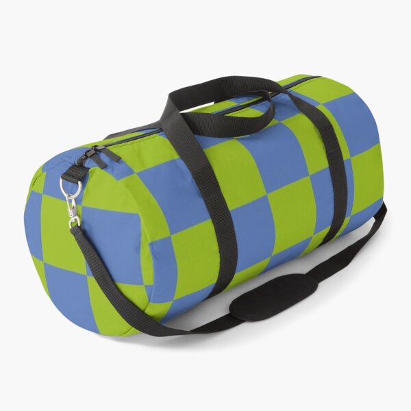 Item preview, Bubble Trouble Checks – Green & Blue designed and sold by StelinaBik.