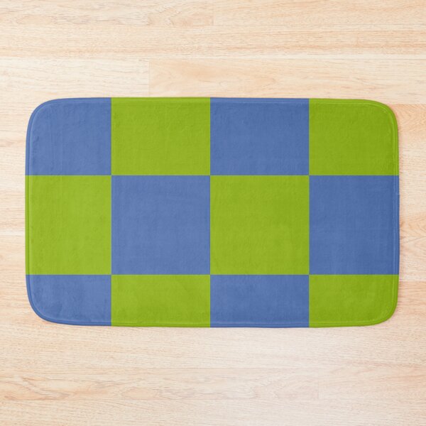 Item preview, Bubble Trouble Checks – Green & Blue designed and sold by StelinaBik.