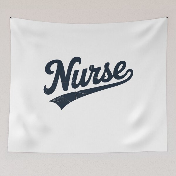 Item preview, Vintage Nurse Script Typography Retro Style designed and sold by flagylART.