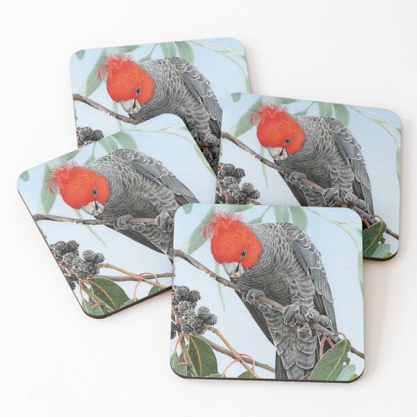 Item preview, BOUNTY - Gang-gang Cockatoo designed and sold by Frances McMahon Watercolour Bird Artist.