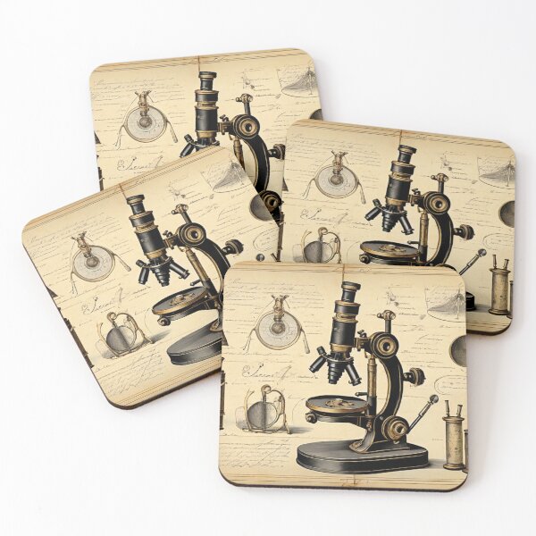 Item preview, Antique Microscope Illustration – Vintage Scientific Study designed and sold by Antik by Schulz.