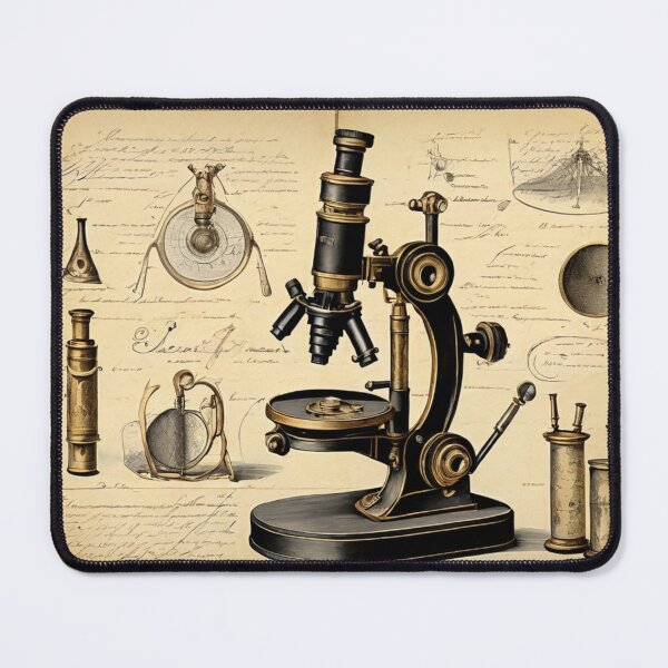 Item preview, Antique Microscope Illustration – Vintage Scientific Study designed and sold by Antik by Schulz.