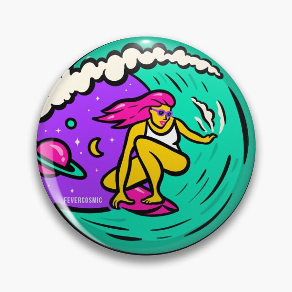 Item preview, Surfing the cosmos designed and sold by fevercosmic.