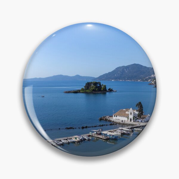 Item preview, The Vlacherna monastery in Corfu designed and sold by pietrofoto.