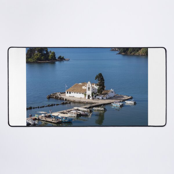 Item preview, The Vlacherna monastery in Corfu designed and sold by pietrofoto.