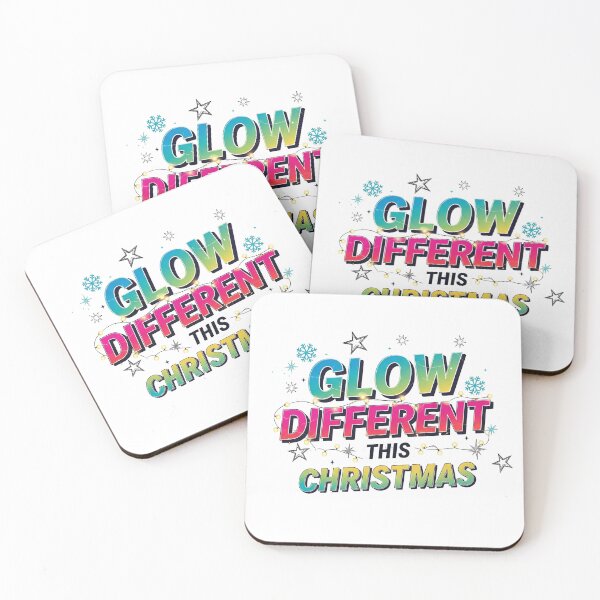 Item preview, Glow Different This Christmas  Vibrant Holiday Slogan designed and sold by Aarvya Fashion Club ( A.F.C ).