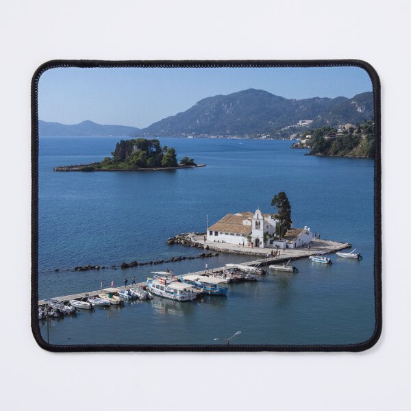 Item preview, The Vlacherna monastery in Corfu designed and sold by pietrofoto.