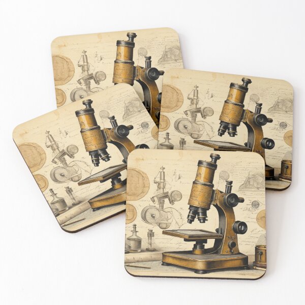 Item preview, Antique Microscope Illustration – Vintage Scientific Study designed and sold by Antik by Schulz.