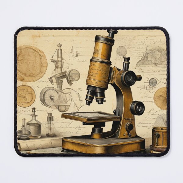 Item preview, Antique Microscope Illustration – Vintage Scientific Study designed and sold by Antik by Schulz.