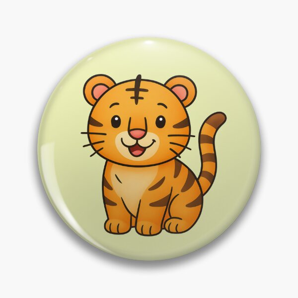 Item preview, The King of the Korean Forest – Cute Cartoon Tiger designed and sold by mycreastyle.