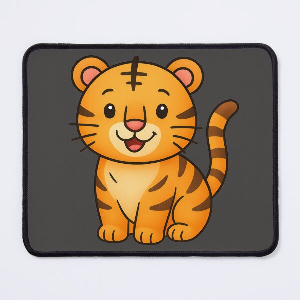 Item preview, The King of the Korean Forest – Cute Cartoon Tiger designed and sold by mycreastyle.