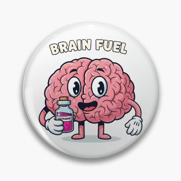 Item preview, Light Pink Brain and Dopamine Motivation designed and sold by SplashTastic.