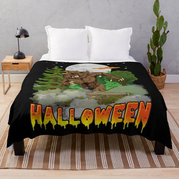 Item preview, Awesome Werewolf Halloween Full Moon Forest Retro Horror designed and sold by BrianBVercher.
