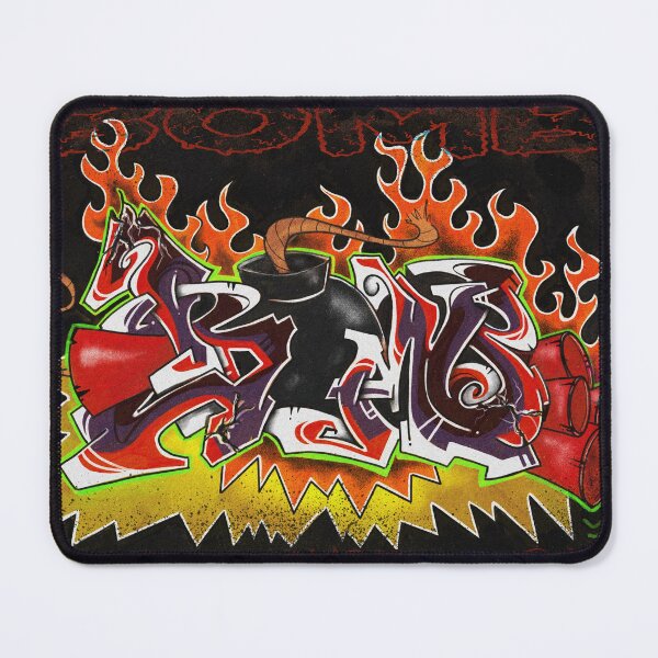 Item preview, BOMB hand drawn graffiti lettering piece designed and sold by Derailed-Drips.