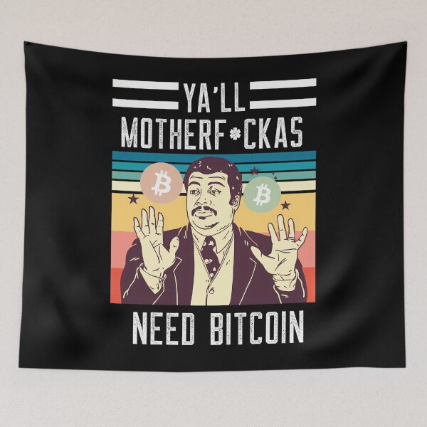 Item preview, Ya'Ll Motherfckas Need Bitcoin designed and sold by KTRArtFashion.