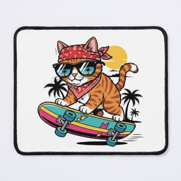 Item preview, Skater cat designed and sold by inkflair2.