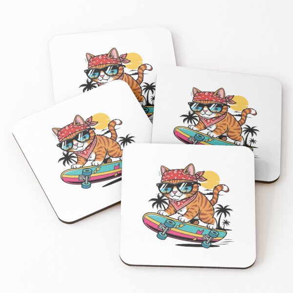 Item preview, Skater cat designed and sold by inkflair2.