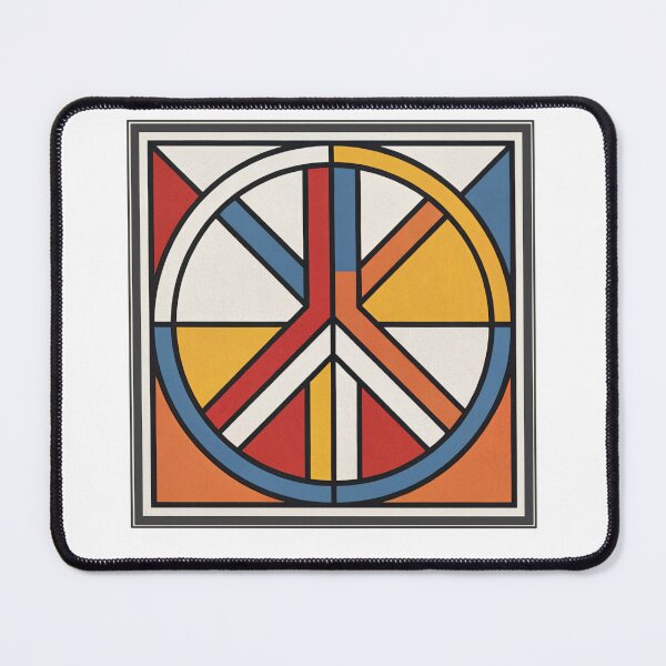 Item preview, Geometric Peace Sign: Modern Abstract Art designed and sold by asliberry.