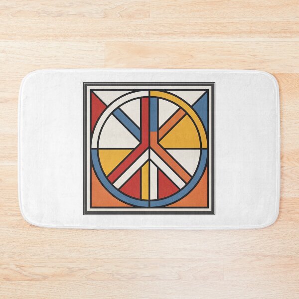 Item preview, Geometric Peace Sign: Modern Abstract Art designed and sold by asliberry.