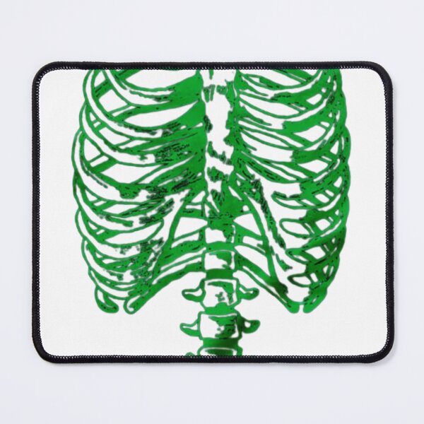 Item preview, Green Spinal Skeleton Funny designed and sold by HerrProfHei.