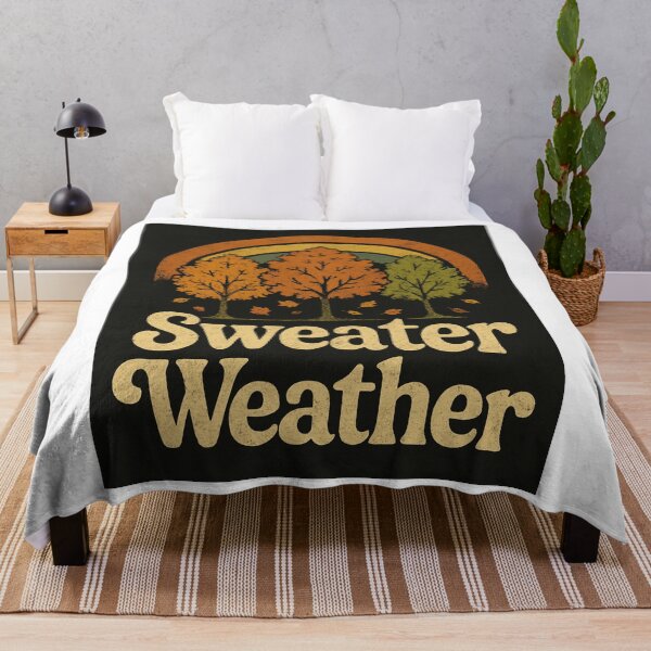Item preview, Sweater Weather – Vintage Autumn Trees Retro Fall T-Shirt Design designed and sold by RonBear-Designs.