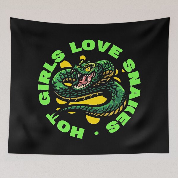 Item preview, Hot Girls Love Snakes designed and sold by pUNKnown.