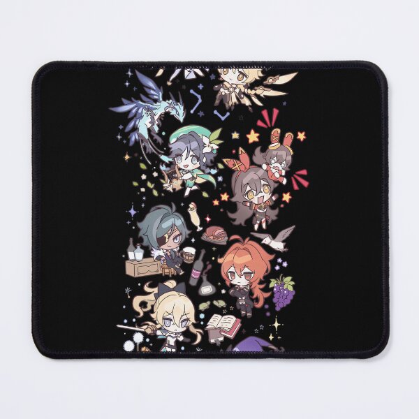 Item preview, Genshin Impact Chibi Characters Assemble designed and sold by KTRArtFashion.