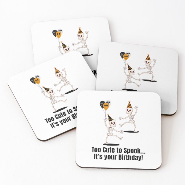 Item preview, Dancing Skeleton Party  Funny Halloween Ghost Dance Design Birthday designed and sold by luckyhue.