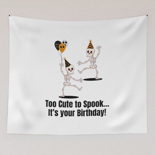 Item preview, Dancing Skeleton Party  Funny Halloween Ghost Dance Design Birthday designed and sold by luckyhue.